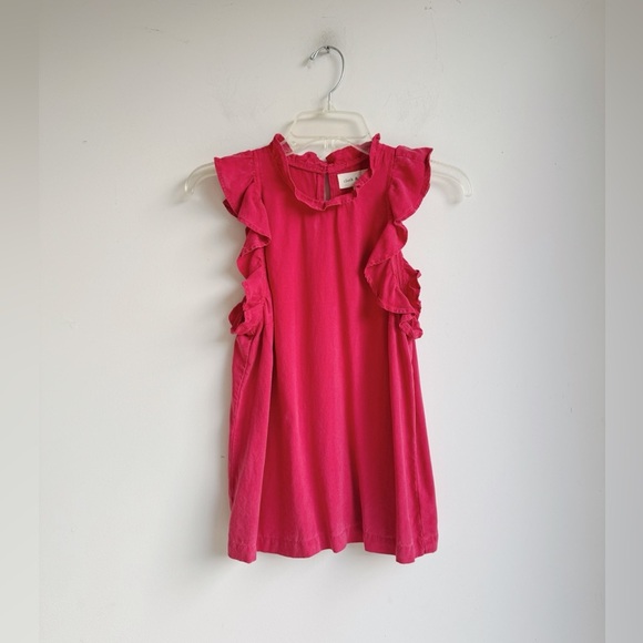 CLOTH & STONE Red Ruffled Tank XS - Picture 5 of 6